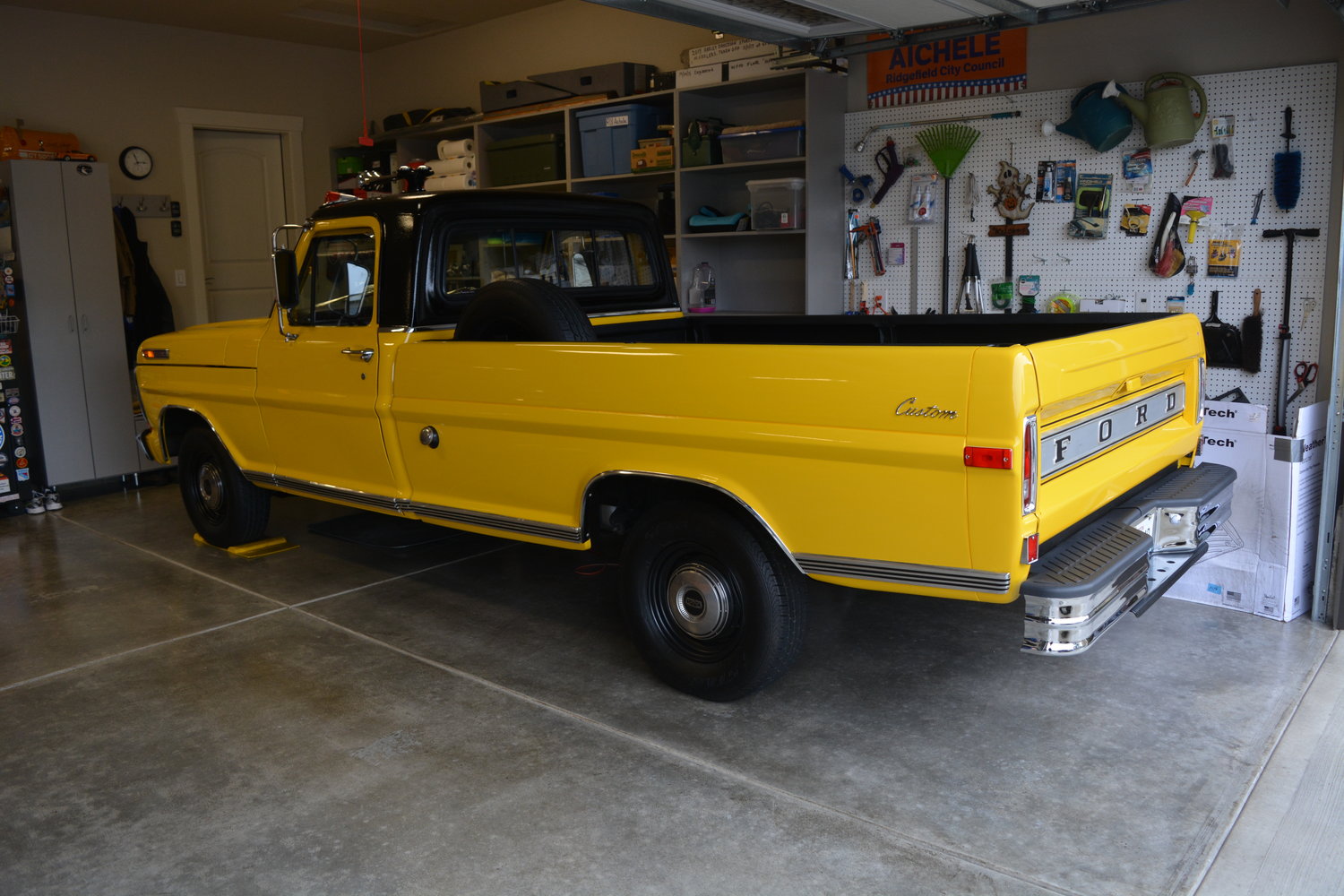 Rob Aichele said he chose a truck from the 1970s because he “loves everything from the 70s,” as it reminds him of his high school years, an influential time in his life.