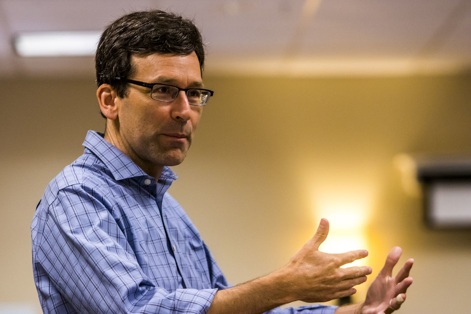 Washington state Attorney General Bob Ferguson spoke on several topics in July 2018 at the Twin Cities Rotary. 