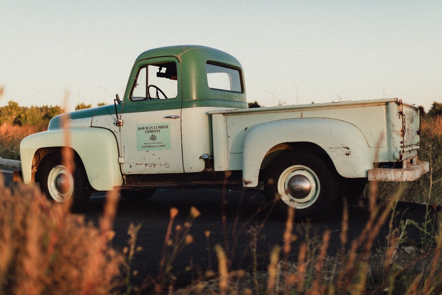 Lisa Steenson loves her 1956 International Harvester truck. The company was founded in 1902 as an agricultural equipment manufacturer and went away in 1985.