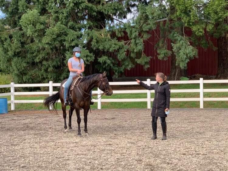 Much of Jocelyn Ehlers’ teaching style revolves around building a strong foundational relationship between rider and horse.