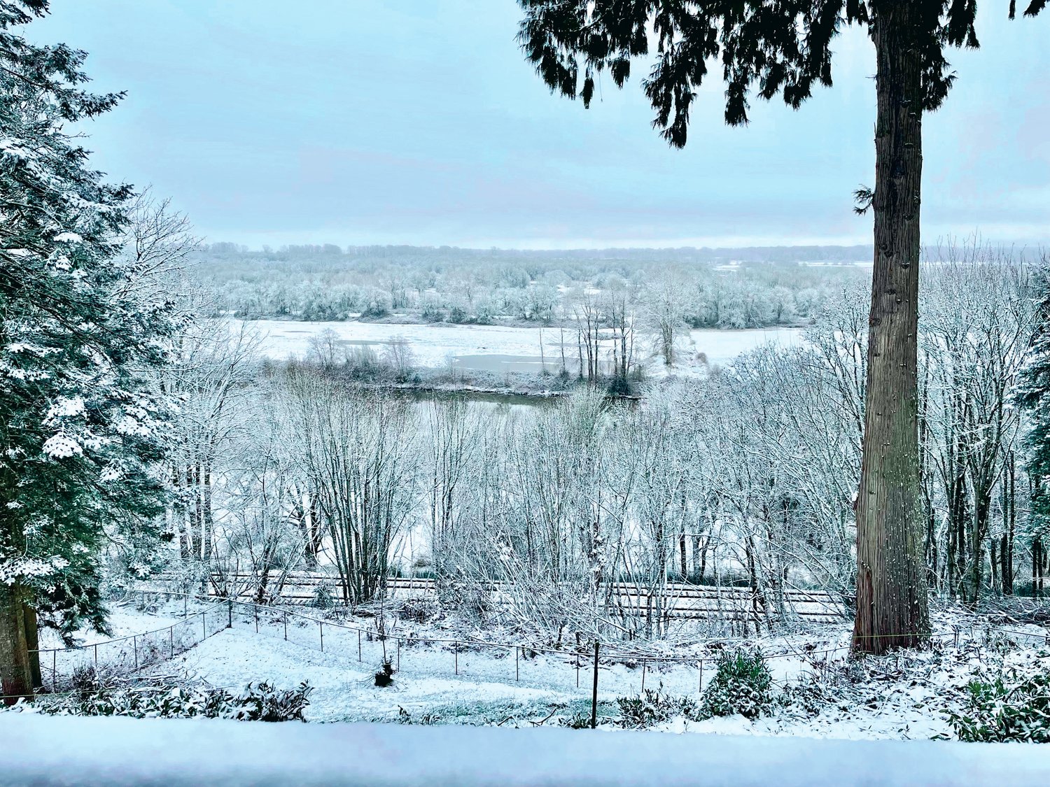 Bianca Streif took this photo of Lake River and the Ridgefield National Wildlife Refuge on Dec. 27.