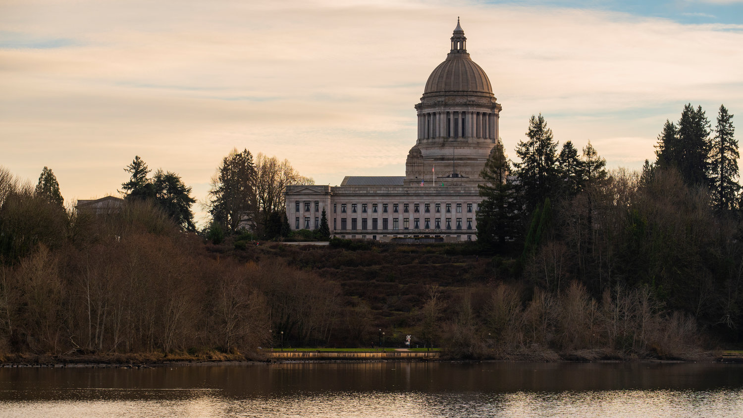 The Capitol Campus in Olympia is pictured.