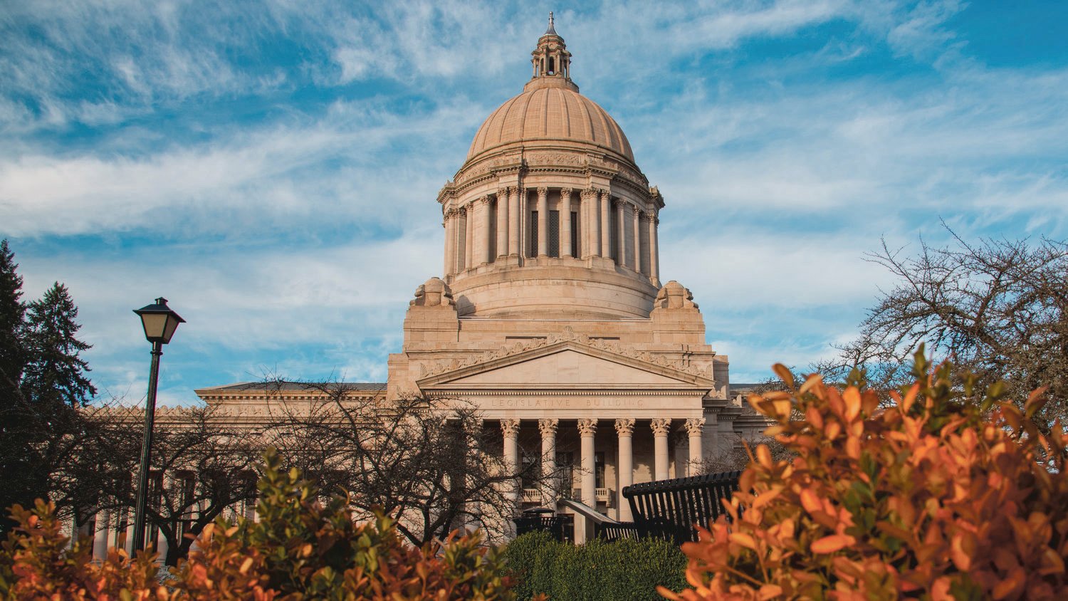 The Washington state Capitol is pictured in Olympia.