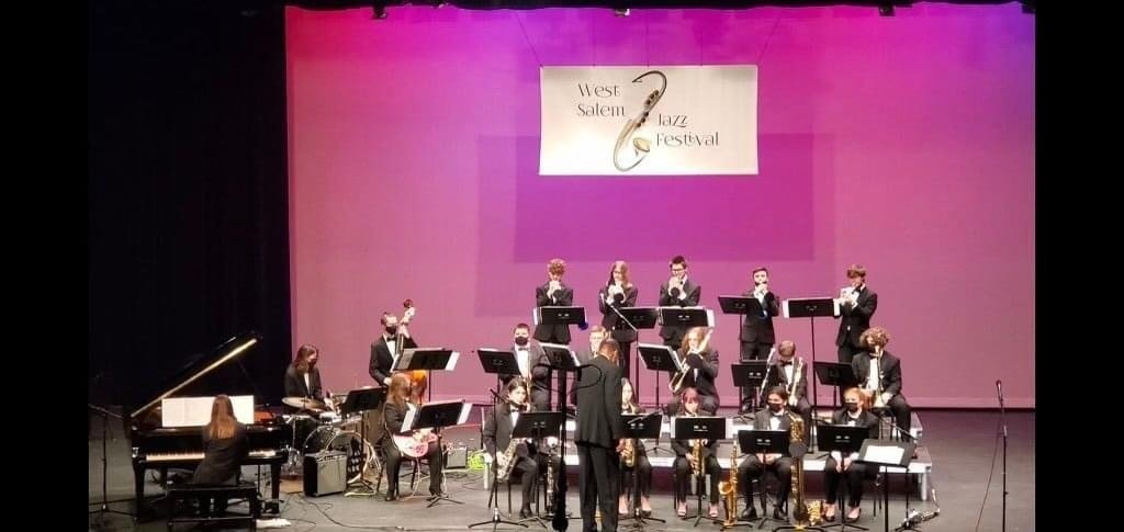 Battle Ground High School’s Advanced Jazz Band took first place at the West Salem Jazz Festival on Feb. 12.