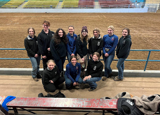 The Ridgefield equestrian team is pictured.