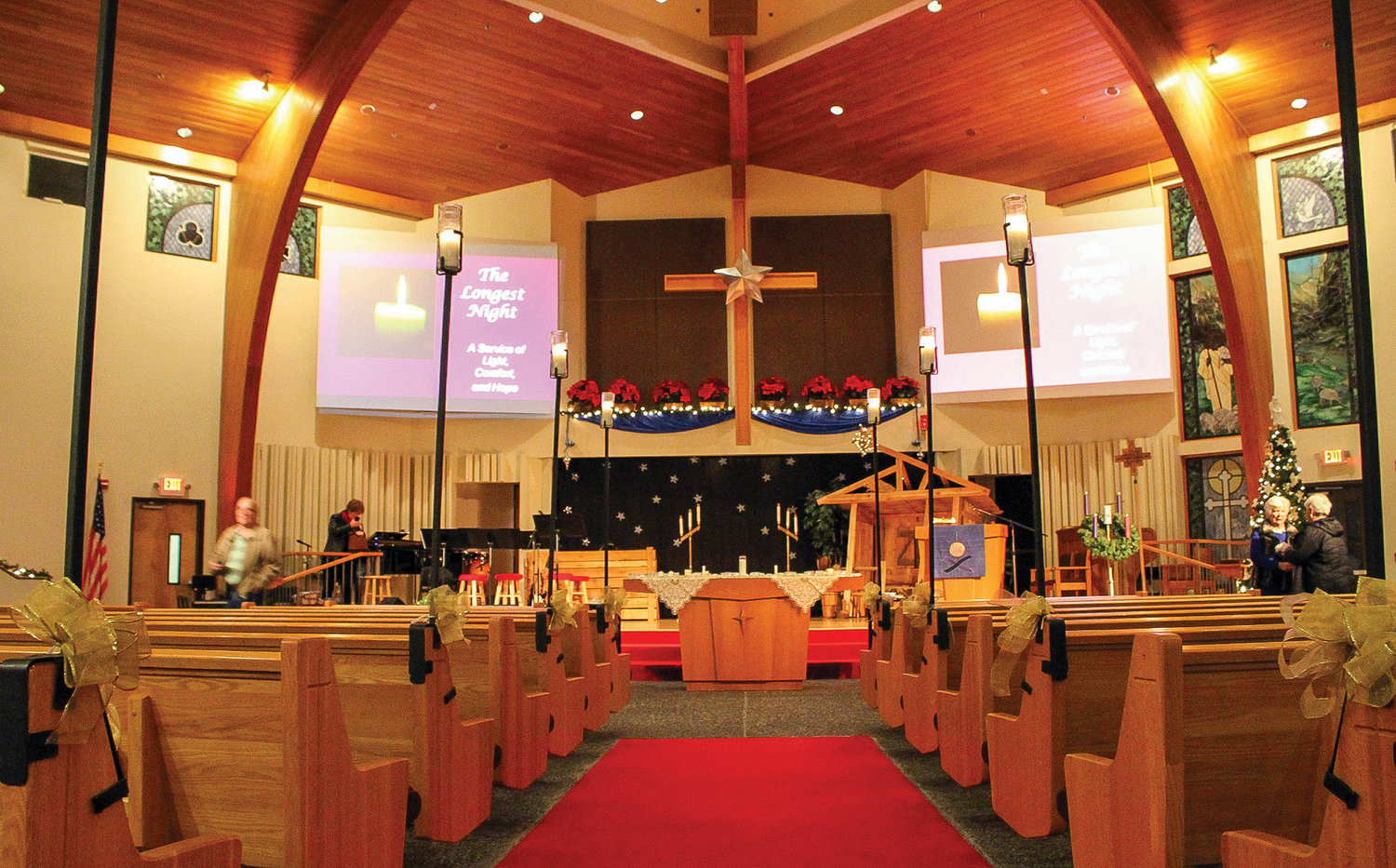 The Longest Night service is held at St. John Lutheran Church.