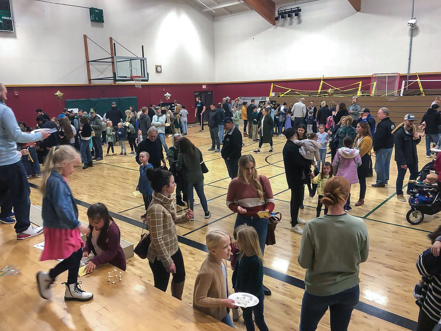 Around 225 students and their families participated in Firm Foundation Christian School’s STEAM night on Friday, Jan. 27.