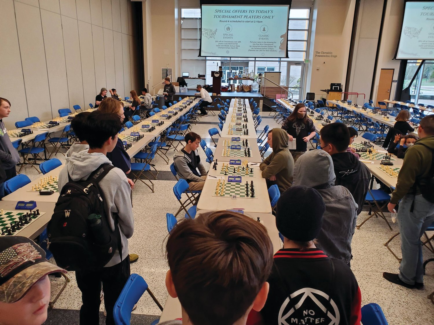 Area students from North Clark County competed at the 2023 Southwest Washington Scholastic Chess Championships at Centralia College on Saturday, Feb. 4.