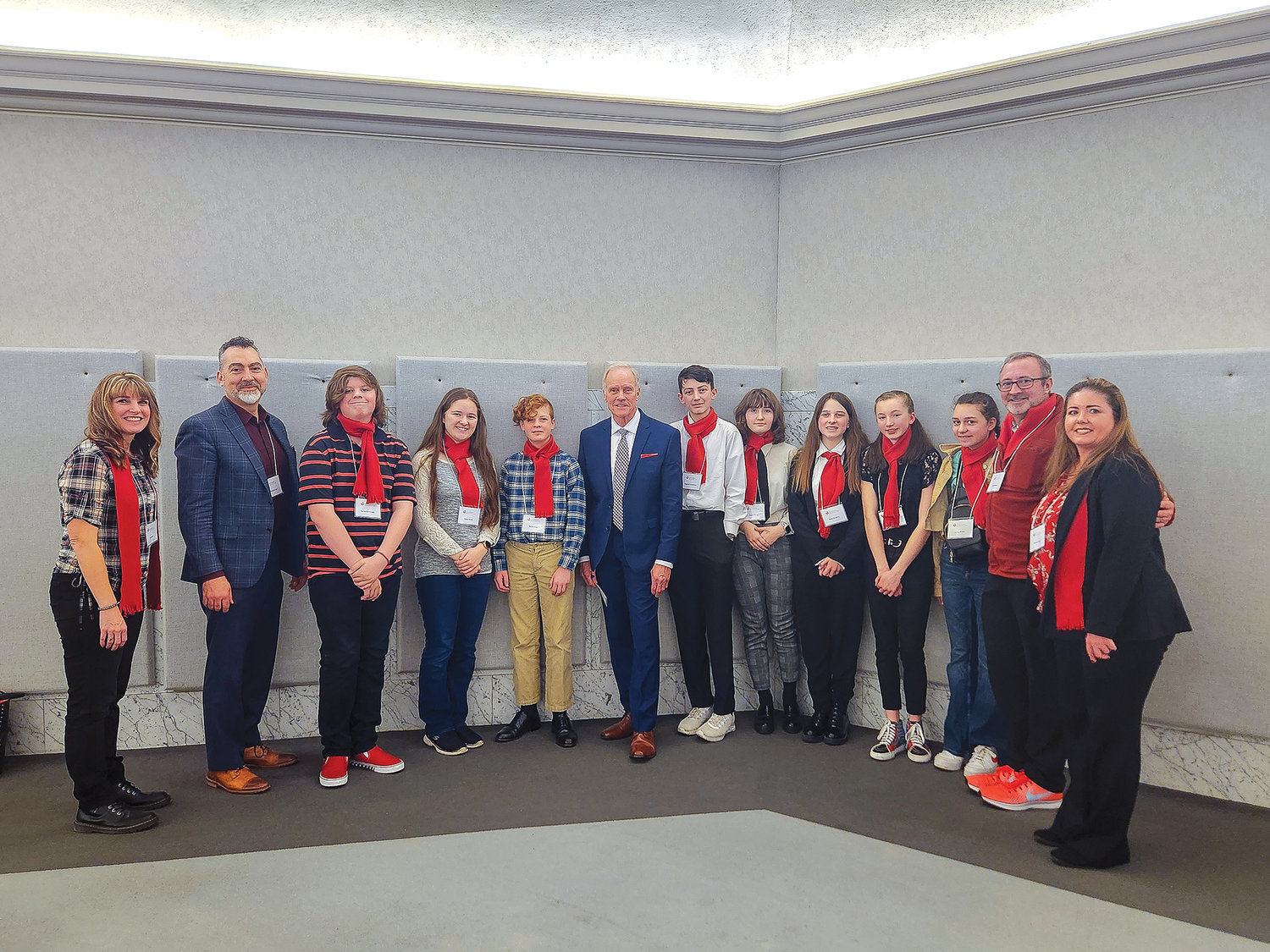 DREAM Team Students with Rep. Paul Harris (Center), of the 17th Legislative District.
