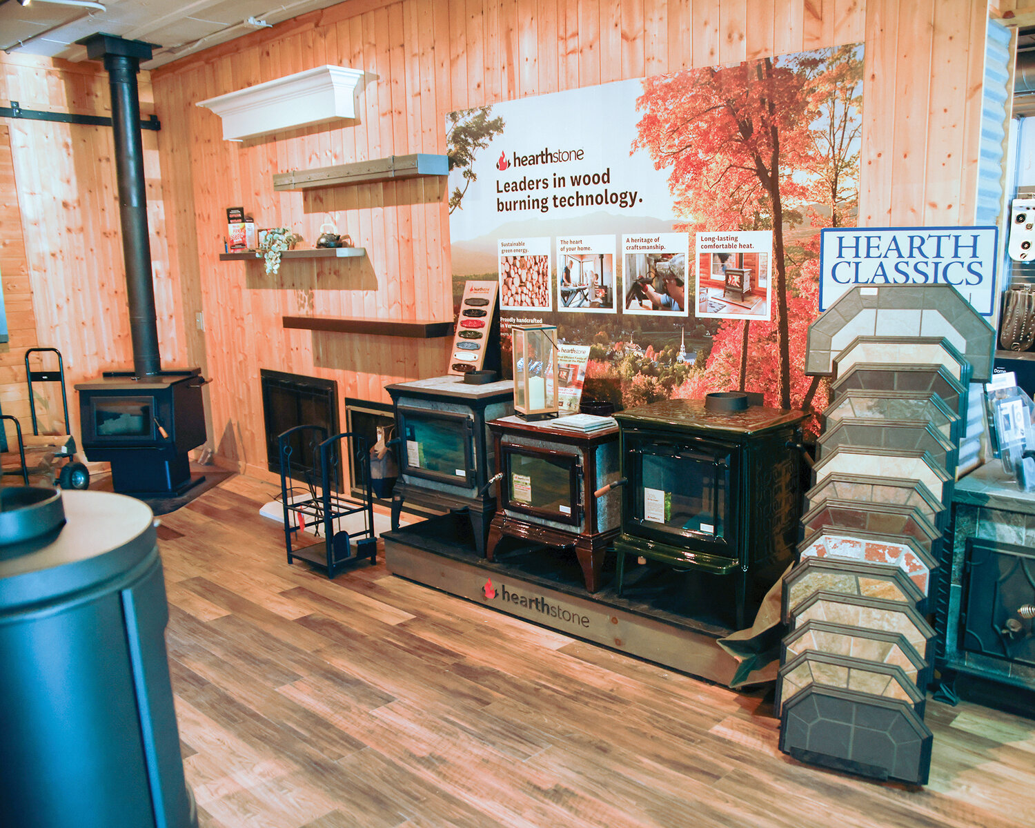 Wood and pellet stoves dominate the North Clark County market, Hugh Morris, co-owner of LUMOS Hearth and Home in Battle Ground, said. With state and federal regulations, wood and pellet stoves have become more efficient and better for the environment.