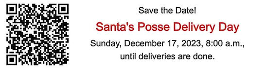 For more information about Santa's Posse, visit santasposse.org.