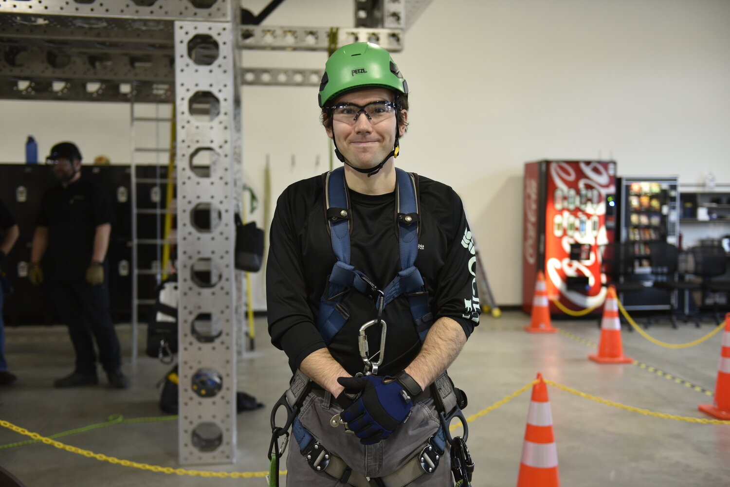 Student Zach Mills moved from Michigan to participate in the program and is excited to begin working as a wind turbine technician to support the use of clean energy.